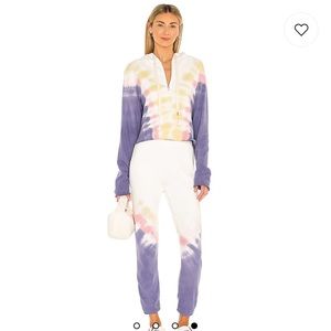 Wildfox Edelweiss full set tie dye matching sweat suit size Medium